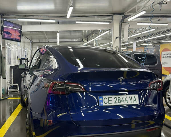 Синій Тесла Model Y, об'ємом двигуна 0 л та пробігом 68 тис. км за 25700 $, фото 40 на Automoto.ua