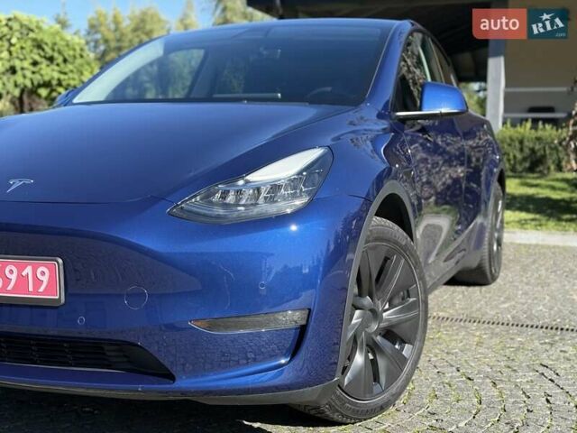 Синий Тесла Model Y, объемом двигателя 0 л и пробегом 80 тыс. км за 25300 $, фото 15 на Automoto.ua