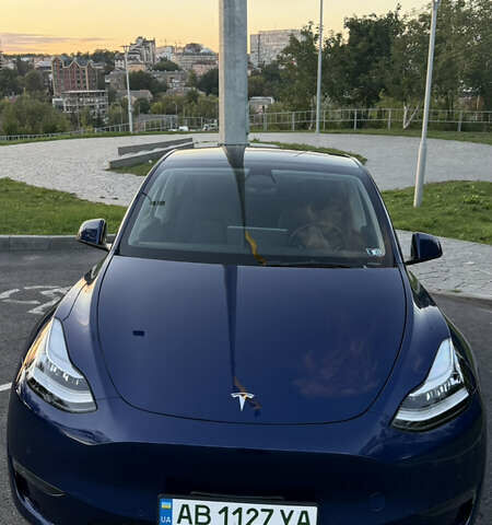 Синий Тесла Model Y, объемом двигателя 0 л и пробегом 18 тыс. км за 28000 $, фото 4 на Automoto.ua
