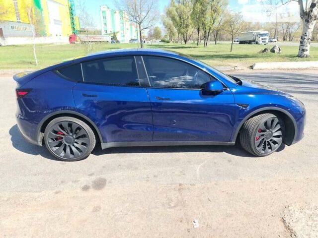 Синій Тесла Model Y, об'ємом двигуна 0 л та пробігом 22 тис. км за 35900 $, фото 3 на Automoto.ua