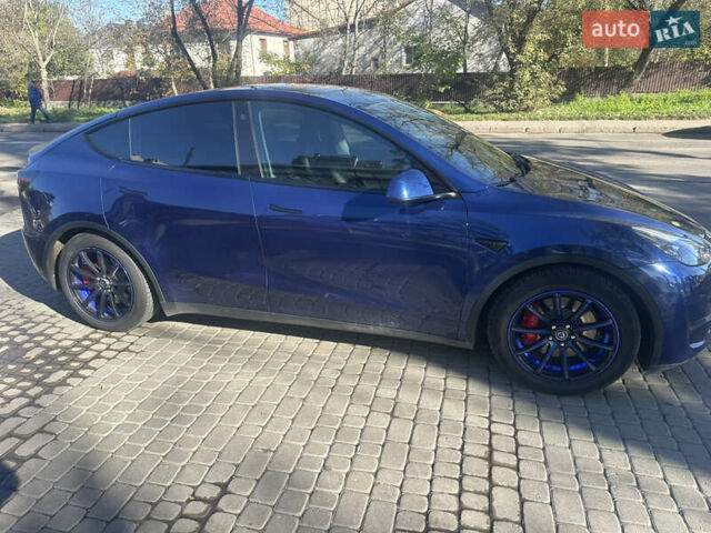 Тесла Model Y 2022 в Львове на Automoto.ua Синий Тесла Model Y, объемом двигателя 0 л и пробегом 39 тыс. км за 27000 $, фото 1 на Automoto.ua