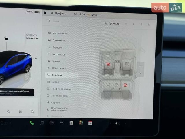 Синий Тесла Model Y, объемом двигателя 0 л и пробегом 80 тыс. км за 25300 $, фото 119 на Automoto.ua