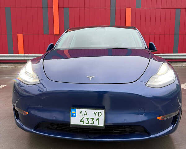 Синий Тесла Model Y, объемом двигателя 0 л и пробегом 130 тыс. км за 24500 $, фото 19 на Automoto.ua
