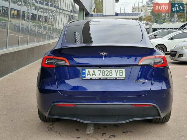 Тесла Model Y 2022 в Киеве на Automoto.ua Синий Тесла Model Y, объемом двигателя 0 л и пробегом 25 тыс. км за 31900 $, фото 4 на Automoto.ua