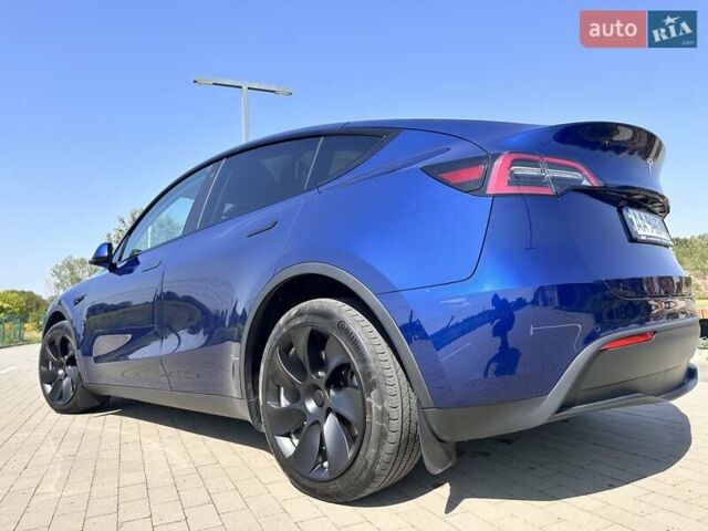 Синий Тесла Model Y, объемом двигателя 0 л и пробегом 48 тыс. км за 26700 $, фото 11 на Automoto.ua