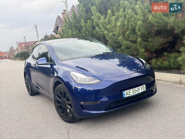 Синий Тесла Model Y, объемом двигателя 0 л и пробегом 52 тыс. км за 30900 $, фото 43 на Automoto.ua