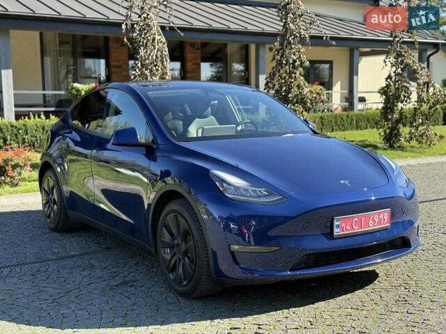 Синий Тесла Model Y, объемом двигателя 0 л и пробегом 80 тыс. км за 25300 $, фото 10 на Automoto.ua