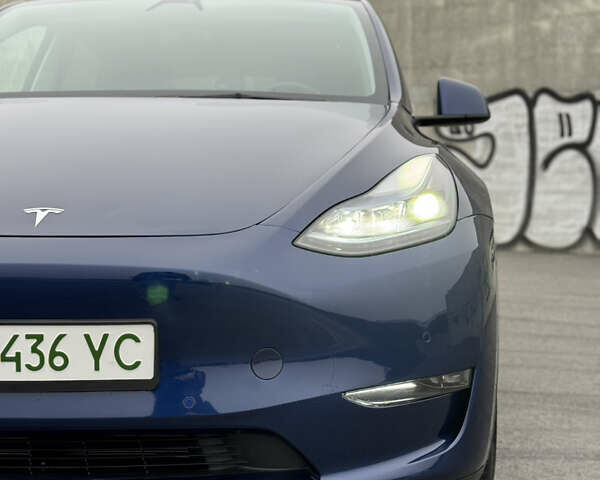 Синий Тесла Model Y, объемом двигателя 0 л и пробегом 66 тыс. км за 24100 $, фото 11 на Automoto.ua