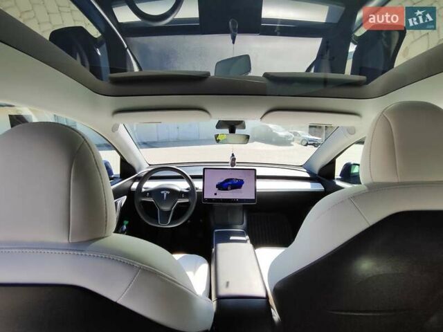 Синий Тесла Model Y, объемом двигателя 0 л и пробегом 63 тыс. км за 26800 $, фото 9 на Automoto.ua