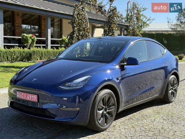 Синий Тесла Model Y, объемом двигателя 0 л и пробегом 80 тыс. км за 25300 $, фото 59 на Automoto.ua