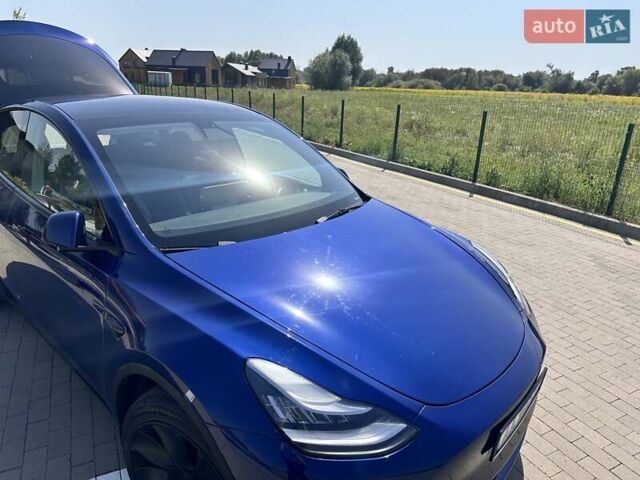 Синий Тесла Model Y, объемом двигателя 0 л и пробегом 48 тыс. км за 26700 $, фото 16 на Automoto.ua