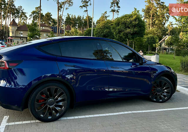 Синий Тесла Model Y, объемом двигателя 0 л и пробегом 84 тыс. км за 26900 $, фото 17 на Automoto.ua