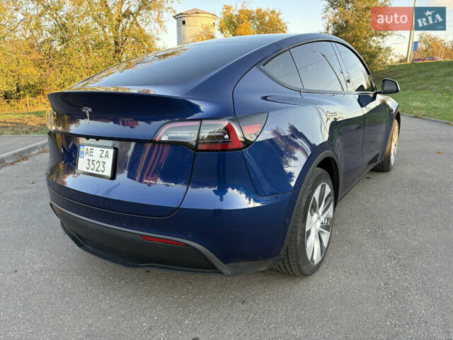 Синий Тесла Model Y, объемом двигателя 0 л и пробегом 42 тыс. км за 24500 $, фото 12 на Automoto.ua
