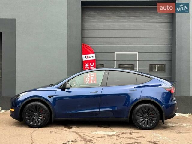 Синий Тесла Model Y, объемом двигателя 0 л и пробегом 40 тыс. км за 29999 $, фото 5 на Automoto.ua