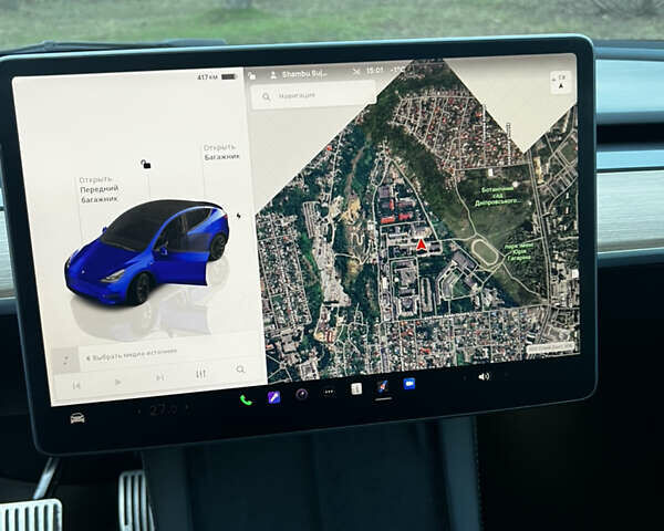 Синій Тесла Model Y, об'ємом двигуна 0 л та пробігом 76 тис. км за 23300 $, фото 14 на Automoto.ua