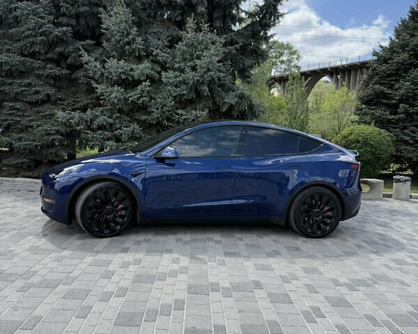 Синій Тесла Model Y, об'ємом двигуна 0 л та пробігом 33 тис. км за 29000 $, фото 18 на Automoto.ua