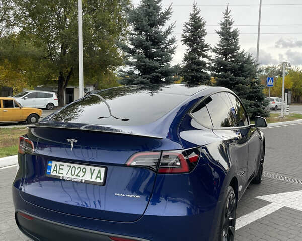 Тесла Model Y 2022 в Днепре (Днепропетровске) на Automoto.ua Синий Тесла Model Y, объемом двигателя 0 л и пробегом 57 тыс. км за 25499 $, фото 14 на Automoto.ua