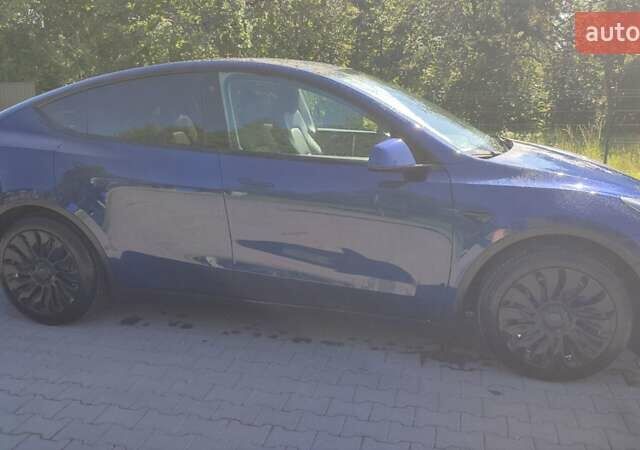 Синий Тесла Model Y, объемом двигателя 0 л и пробегом 54 тыс. км за 29900 $, фото 11 на Automoto.ua