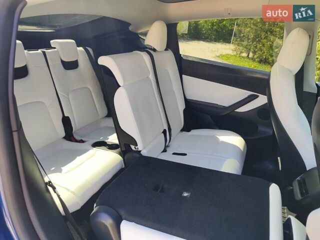 Синий Тесла Model Y, объемом двигателя 0 л и пробегом 63 тыс. км за 26800 $, фото 13 на Automoto.ua