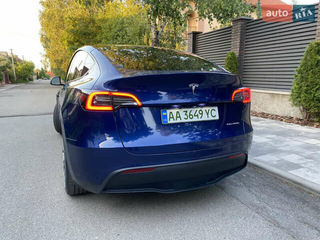 Тесла Model Y 2022 в Киеве на Automoto.ua Синий Тесла Model Y, объемом двигателя 0 л и пробегом 54 тыс. км за 26600 $, фото 17 на Automoto.ua