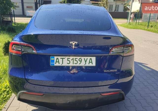 Синий Тесла Model Y, объемом двигателя 0 л и пробегом 54 тыс. км за 29900 $, фото 16 на Automoto.ua
