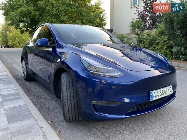 Тесла Model Y 2022 в Киеве на Automoto.ua Синий Тесла Model Y, объемом двигателя 0 л и пробегом 54 тыс. км за 26600 $, фото 10 на Automoto.ua