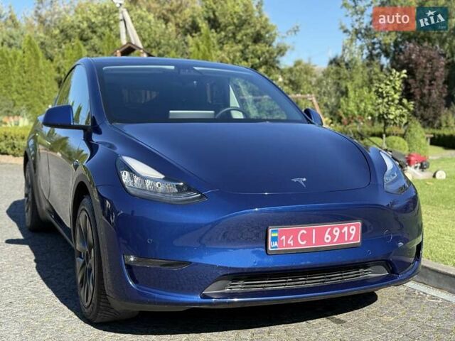 Синий Тесла Model Y, объемом двигателя 0 л и пробегом 80 тыс. км за 25300 $, фото 45 на Automoto.ua
