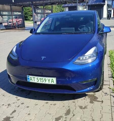 Синий Тесла Model Y, объемом двигателя 0 л и пробегом 54 тыс. км за 29900 $, фото 7 на Automoto.ua