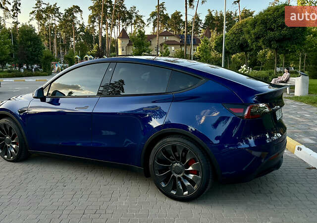 Синий Тесла Model Y, объемом двигателя 0 л и пробегом 84 тыс. км за 26900 $, фото 6 на Automoto.ua