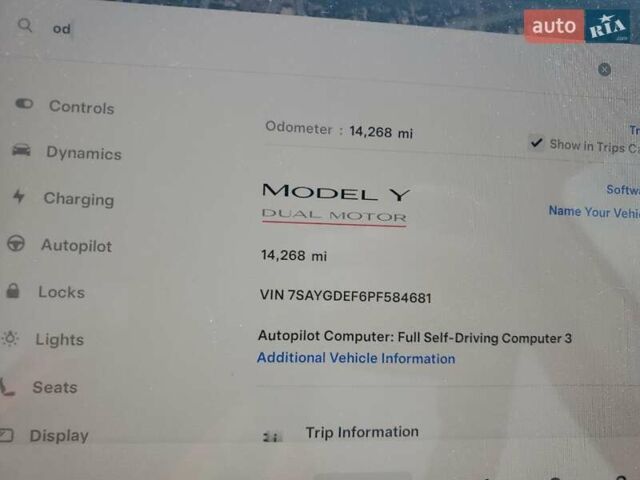Синій Тесла Model Y, об'ємом двигуна 0 л та пробігом 22 тис. км за 12100 $, фото 8 на Automoto.ua