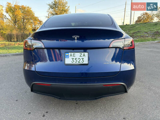 Синий Тесла Model Y, объемом двигателя 0 л и пробегом 42 тыс. км за 24500 $, фото 11 на Automoto.ua