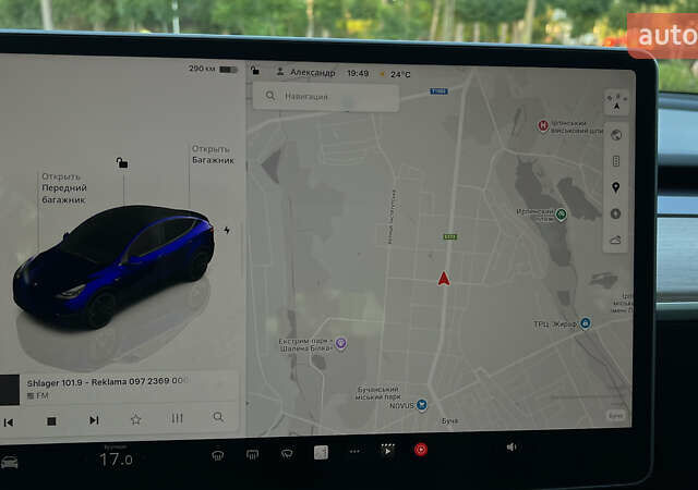 Синий Тесла Model Y, объемом двигателя 0 л и пробегом 84 тыс. км за 26900 $, фото 60 на Automoto.ua