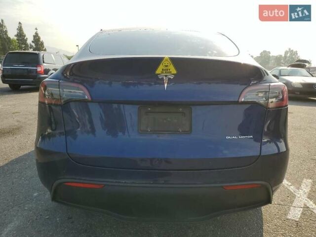 Синий Тесла Model Y, объемом двигателя 0 л и пробегом 52 тыс. км за 24990 $, фото 5 на Automoto.ua