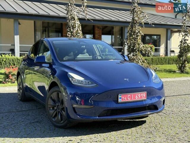 Синий Тесла Model Y, объемом двигателя 0 л и пробегом 80 тыс. км за 25300 $, фото 26 на Automoto.ua