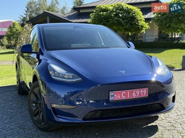 Синий Тесла Model Y, объемом двигателя 0 л и пробегом 80 тыс. км за 25300 $, фото 39 на Automoto.ua