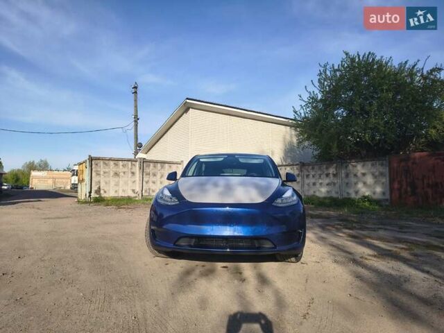 Синий Тесла Model Y, объемом двигателя 0 л и пробегом 31 тыс. км за 20777 $, фото 2 на Automoto.ua