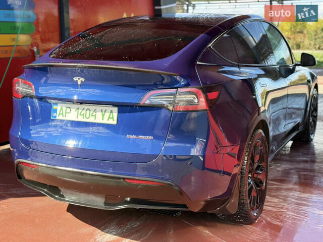 Тесла Model Y 2022 в Запорожье на Automoto.ua Синий Тесла Model Y, объемом двигателя 0 л и пробегом 88 тыс. км за 24000 $, фото 1 на Automoto.ua
