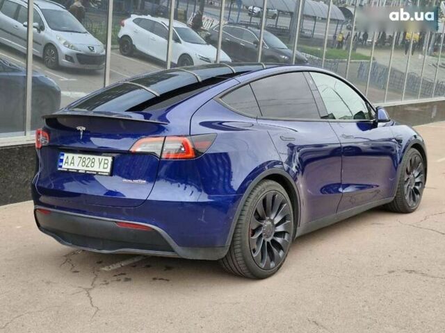 Тесла Model Y 2022 в Киеве на Automoto.ua Синий Тесла Model Y, объемом двигателя 0 л и пробегом 25 тыс. км за 31900 $, фото 2 на Automoto.ua