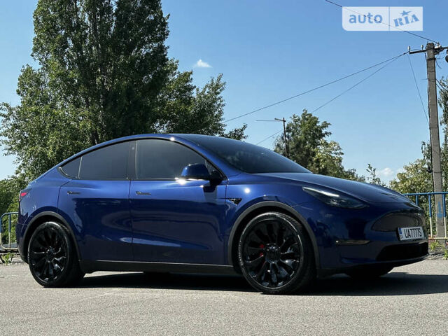 Синій Тесла Model Y, об'ємом двигуна 0 л та пробігом 17 тис. км за 44500 $, фото 2 на Automoto.ua