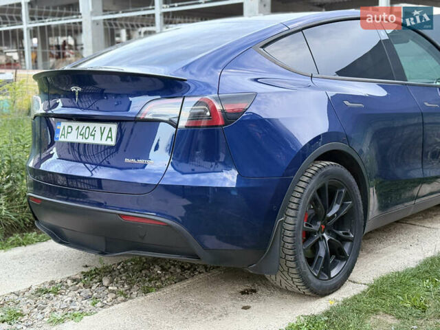Тесла Model Y 2022 в Запорожье на Automoto.ua Синий Тесла Model Y, объемом двигателя 0 л и пробегом 88 тыс. км за 24000 $, фото 6 на Automoto.ua