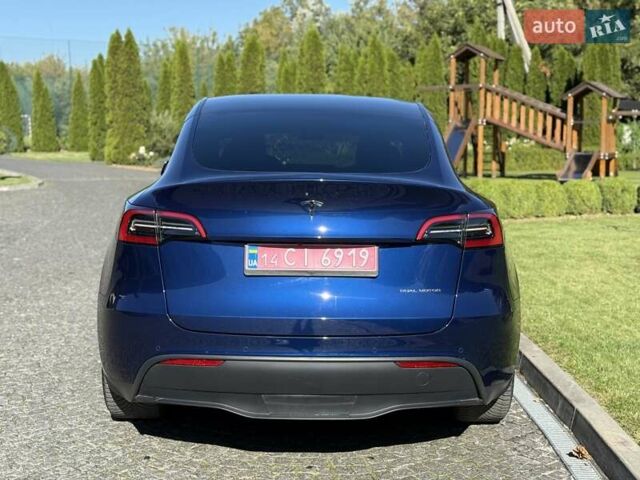 Синий Тесла Model Y, объемом двигателя 0 л и пробегом 80 тыс. км за 25300 $, фото 31 на Automoto.ua