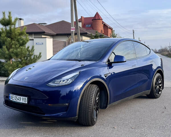 Синий Тесла Model Y, объемом двигателя 0 л и пробегом 52 тыс. км за 30900 $, фото 8 на Automoto.ua
