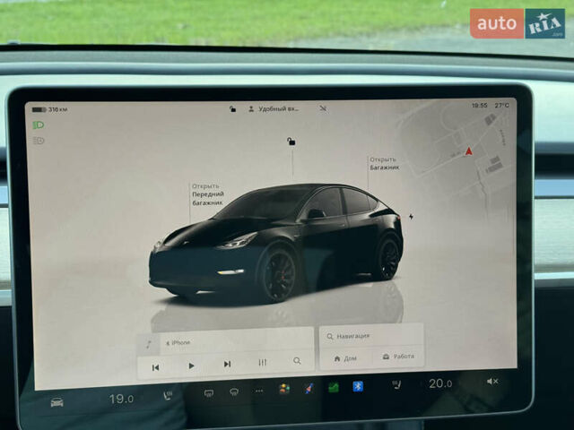 Синий Тесла Model Y, объемом двигателя 0 л и пробегом 61 тыс. км за 23800 $, фото 18 на Automoto.ua