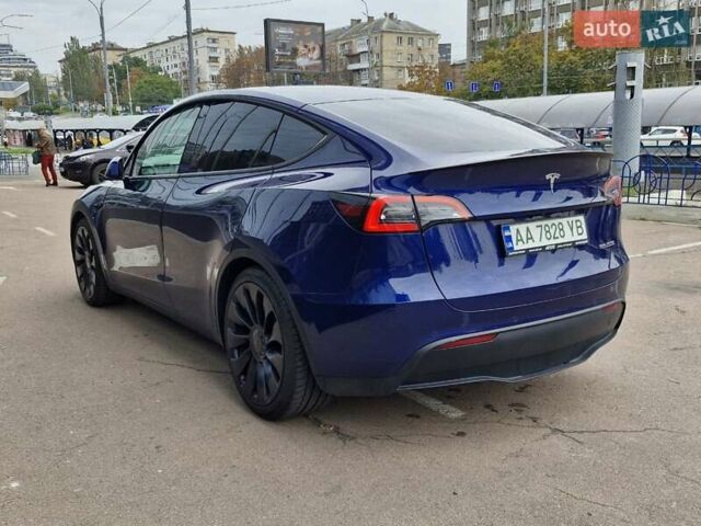 Тесла Model Y 2022 в Киеве на Automoto.ua Синий Тесла Model Y, объемом двигателя 0 л и пробегом 25 тыс. км за 31900 $, фото 3 на Automoto.ua