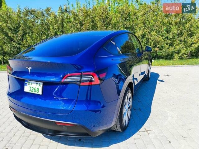 Синий Тесла Model Y, объемом двигателя 0 л и пробегом 63 тыс. км за 26800 $, фото 16 на Automoto.ua
