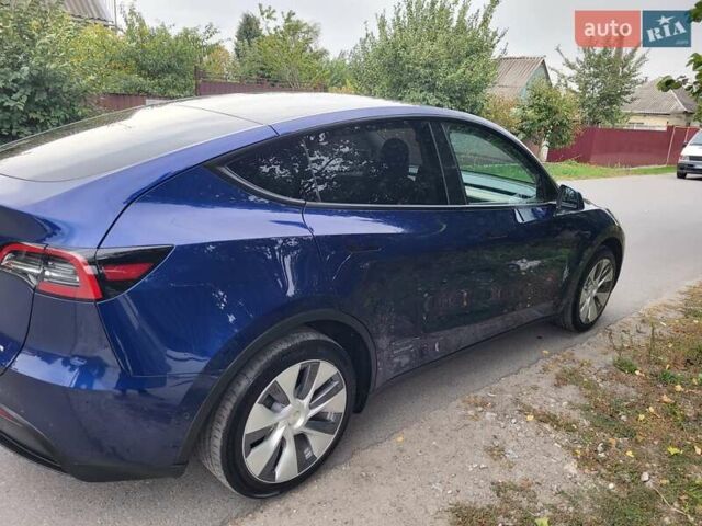 Синий Тесла Model Y, объемом двигателя 0 л и пробегом 63 тыс. км за 26500 $, фото 3 на Automoto.ua