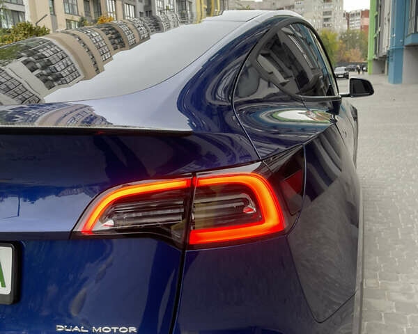 Тесла Model Y 2022 в Днепре (Днепропетровске) на Automoto.ua Синий Тесла Model Y, объемом двигателя 0 л и пробегом 57 тыс. км за 25499 $, фото 3 на Automoto.ua