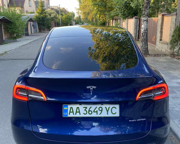 Тесла Model Y 2022 в Киеве на Automoto.ua Синий Тесла Model Y, объемом двигателя 0 л и пробегом 54 тыс. км за 26600 $, фото 7 на Automoto.ua