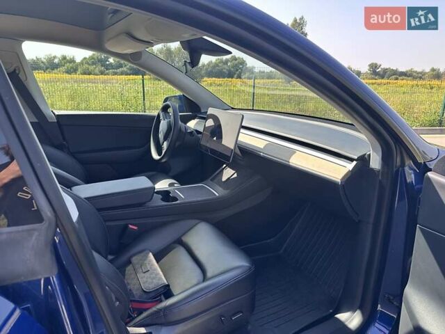 Синий Тесла Model Y, объемом двигателя 0 л и пробегом 48 тыс. км за 26700 $, фото 15 на Automoto.ua
