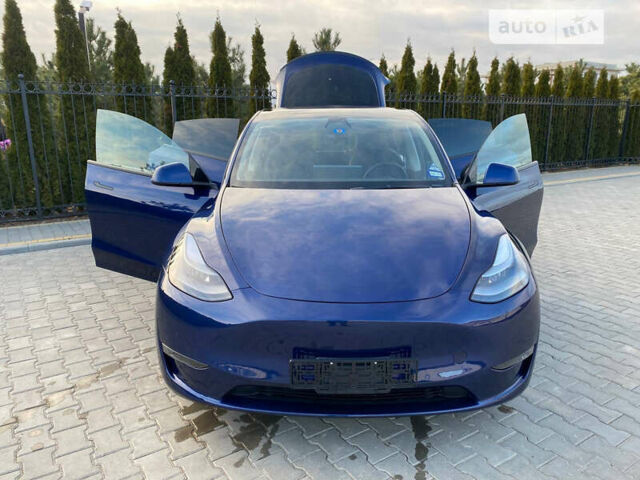Синий Тесла Model Y, объемом двигателя 0 л и пробегом 12 тыс. км за 38499 $, фото 10 на Automoto.ua